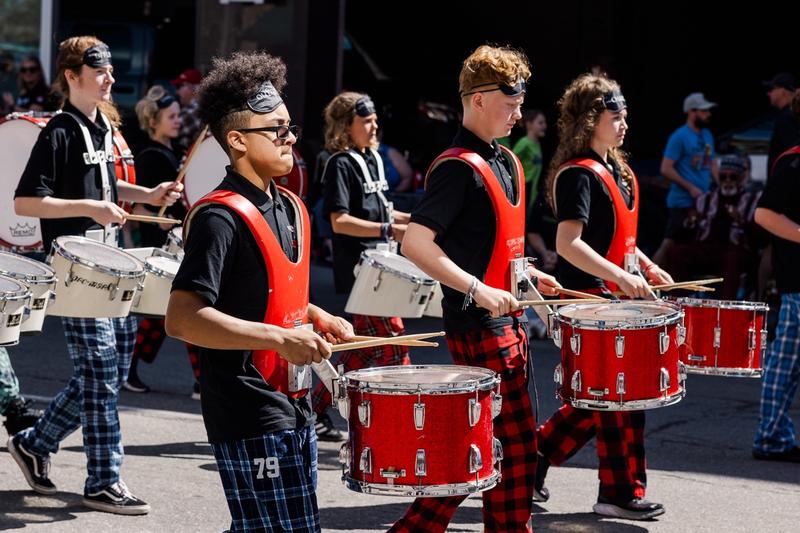Middle school drumline