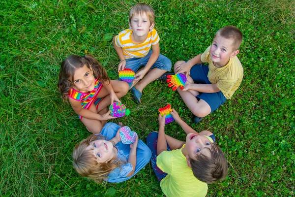 kids at a birthday party